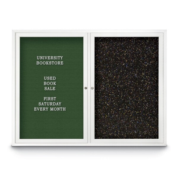 Corkboard, 60"x36", Surf/Black